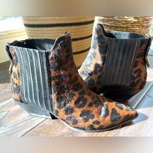Furla fur ankle boots